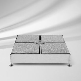 Stelaż do płyt betonowych M4, 180 kg z rurą pomocniczą galwanizowaną